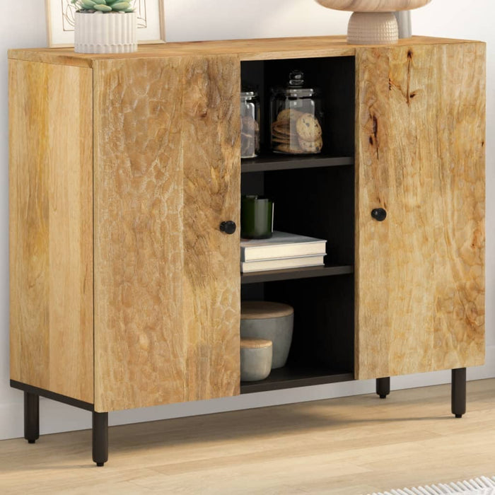 vidaXL Side Cabinet 90x33x75 cm Solid Wood Mango