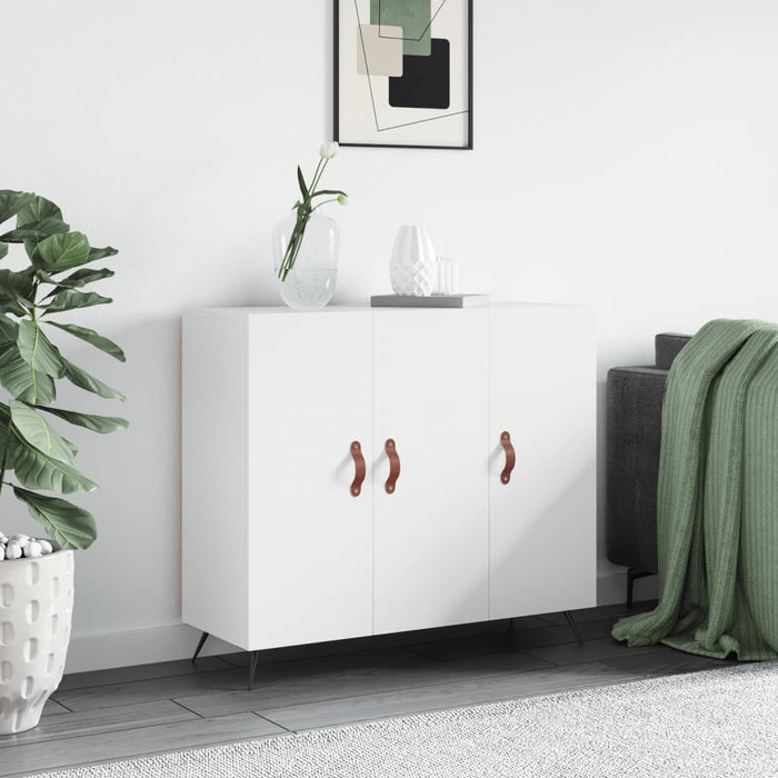 vidaXL Sideboard White 90x34x80 cm Engineered Wood