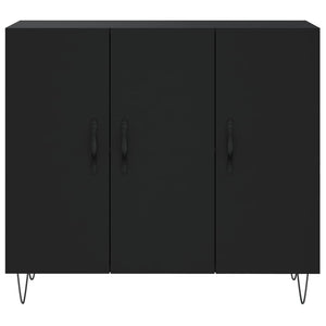 vidaXL Sideboard Black 90x34x80 cm Engineered Wood