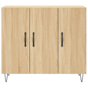 vidaXL Sideboard Sonoma Oak 90x34x80 cm Engineered Wood