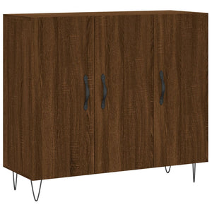 vidaXL Sideboard Brown Oak 90x34x80 cm Engineered Wood