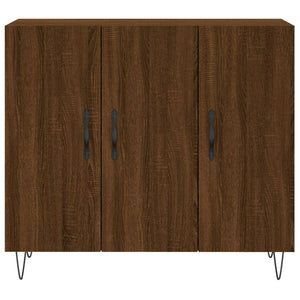 vidaXL Sideboard Brown Oak 90x34x80 cm Engineered Wood