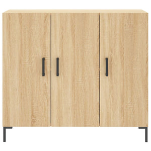 vidaXL Sideboard Sonoma Oak 90x34x80 cm Engineered Wood