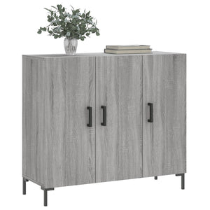 vidaXL Sideboard Grey Sonoma 90x34x80 cm Engineered Wood