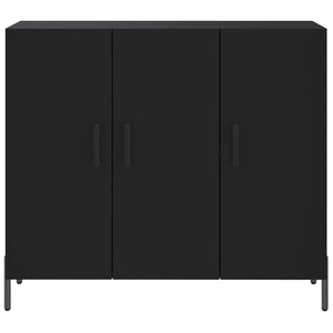 vidaXL Sideboard Black 90x34x80 cm Engineered Wood