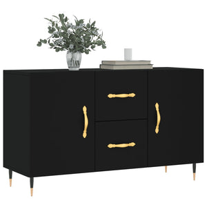 vidaXL Sideboard Black 100x36x60 cm Engineered Wood