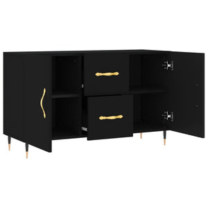 vidaXL Sideboard Black 100x36x60 cm Engineered Wood