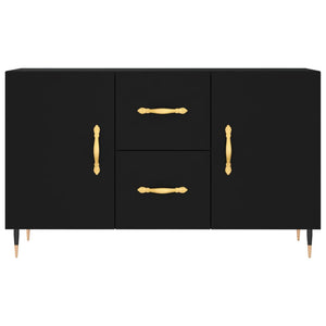 vidaXL Sideboard Black 100x36x60 cm Engineered Wood