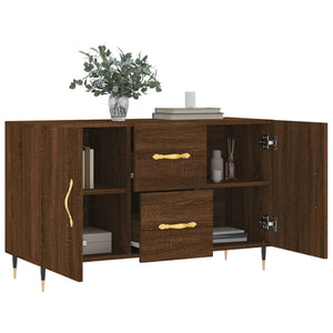 vidaXL Sideboard Brown Oak 100x36x60 cm Engineered Wood