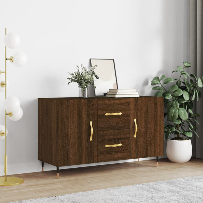 vidaXL Sideboard Brown Oak 100x36x60 cm Engineered Wood