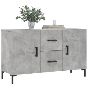 vidaXL Sideboard Concrete Grey 100x36x60 cm Engineered Wood