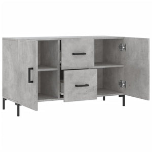 vidaXL Sideboard Concrete Grey 100x36x60 cm Engineered Wood