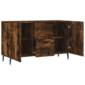 vidaXL Sideboard Smoked Oak 100x36x60 cm Engineered Wood