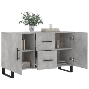 vidaXL Sideboard Concrete Grey 100x36x60 cm Engineered Wood