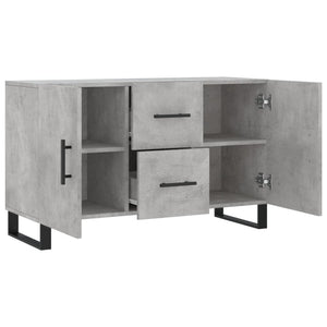 vidaXL Sideboard Concrete Grey 100x36x60 cm Engineered Wood