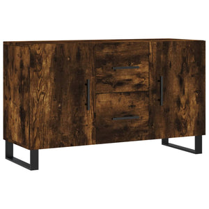 vidaXL Sideboard Smoked Oak 100x36x60 cm Engineered Wood