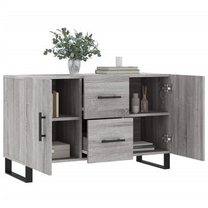 vidaXL Sideboard Grey Sonoma 100x36x60 cm Engineered Wood