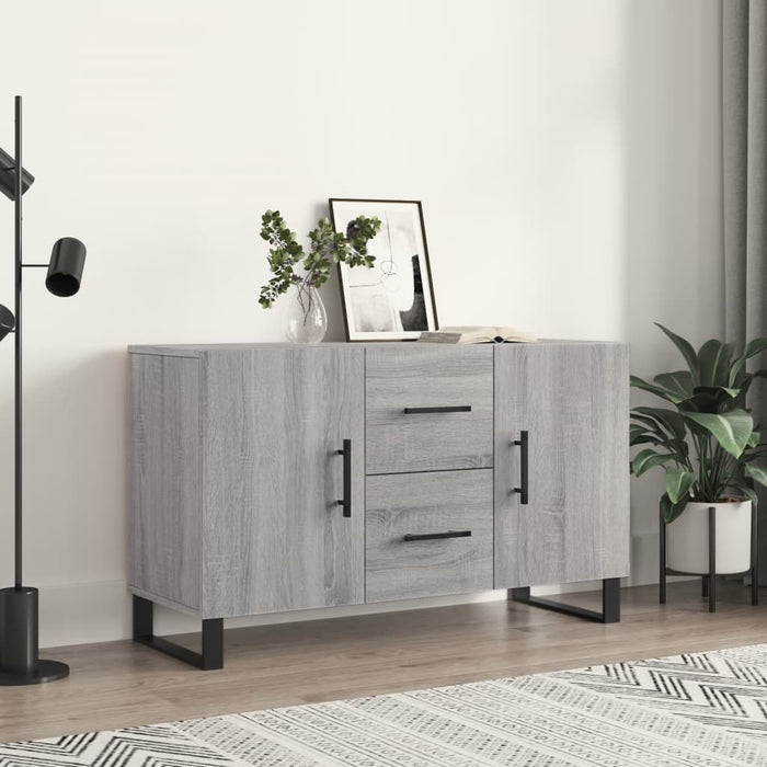 vidaXL Sideboard Grey Sonoma 100x36x60 cm Engineered Wood