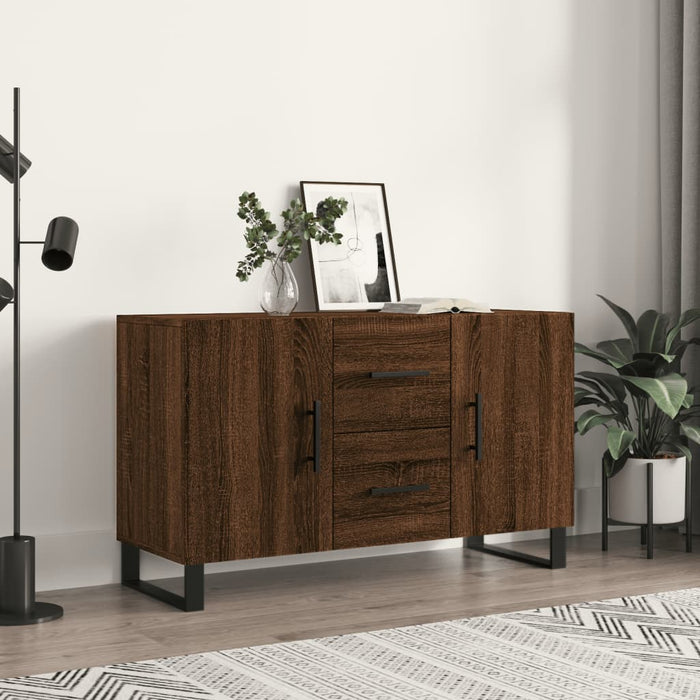 vidaXL Sideboard Brown Oak 100x36x60 cm Engineered Wood