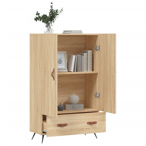 vidaXL Highboard Sonoma Oak 69.5x31x115 cm Engineered Wood