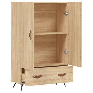 vidaXL Highboard Sonoma Oak 69.5x31x115 cm Engineered Wood