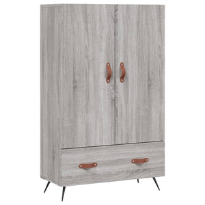 vidaXL Highboard Grey Sonoma 69.5x31x115 cm Engineered Wood