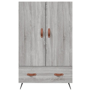 vidaXL Highboard Grey Sonoma 69.5x31x115 cm Engineered Wood