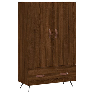 vidaXL Highboard Brown Oak 69.5x31x115 cm Engineered Wood