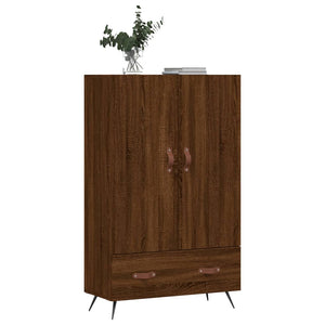 vidaXL Highboard Brown Oak 69.5x31x115 cm Engineered Wood