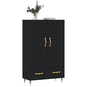 vidaXL Highboard Black 69.5x31x115 cm Engineered Wood