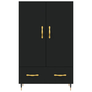 vidaXL Highboard Black 69.5x31x115 cm Engineered Wood