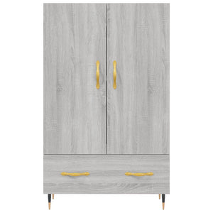 vidaXL Highboard Grey Sonoma 69.5x31x115 cm Engineered Wood