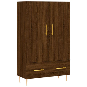 vidaXL Highboard Brown Oak 69.5x31x115 cm Engineered Wood