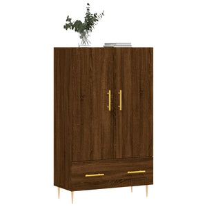 vidaXL Highboard Brown Oak 69.5x31x115 cm Engineered Wood