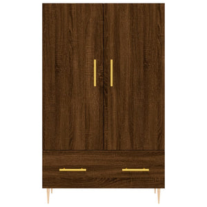 vidaXL Highboard Brown Oak 69.5x31x115 cm Engineered Wood