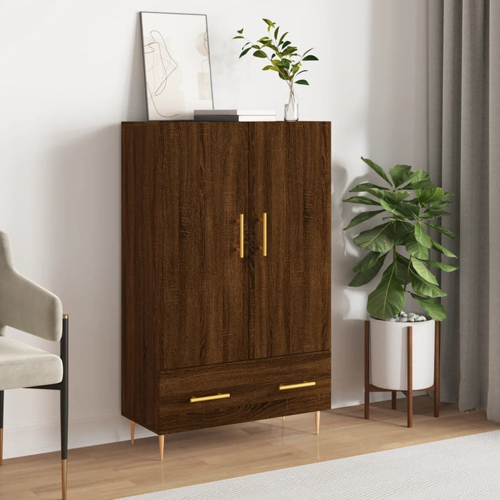 vidaXL Highboard Brown Oak 69.5x31x115 cm Engineered Wood