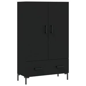 vidaXL Highboard Black 69.5x31x115 cm Engineered Wood