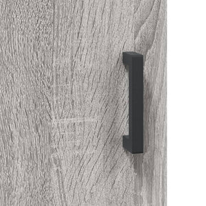 vidaXL Highboard Grey Sonoma 69.5x31x115 cm Engineered Wood