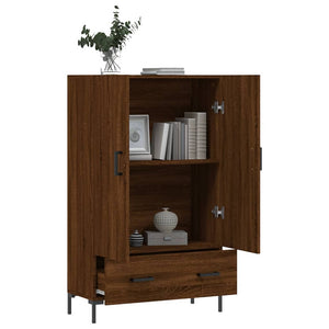 vidaXL Highboard Brown Oak 69.5x31x115 cm Engineered Wood