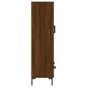 vidaXL Highboard Brown Oak 69.5x31x115 cm Engineered Wood