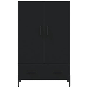 vidaXL Highboard Black 69.5x31x115 cm Engineered Wood