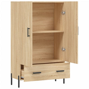 vidaXL Highboard Sonoma Oak 69.5x31x115 cm Engineered Wood