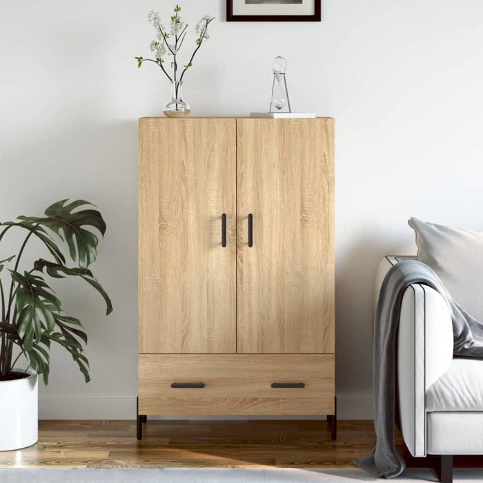 vidaXL Highboard Sonoma Oak 69.5x31x115 cm Engineered Wood