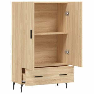 vidaXL Highboard Sonoma Oak 69.5x31x115 cm Engineered Wood