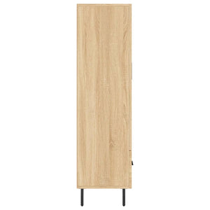 vidaXL Highboard Sonoma Oak 69.5x31x115 cm Engineered Wood