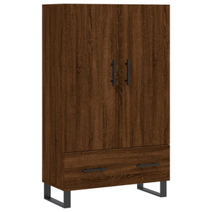 vidaXL Highboard Brown Oak 69.5x31x115 cm Engineered Wood