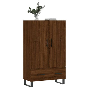 vidaXL Highboard Brown Oak 69.5x31x115 cm Engineered Wood