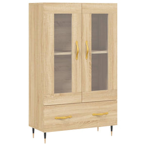 vidaXL Highboard Sonoma Oak 69.5x31x115 cm Engineered Wood