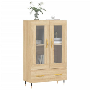 vidaXL Highboard Sonoma Oak 69.5x31x115 cm Engineered Wood