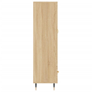 vidaXL Highboard Sonoma Oak 69.5x31x115 cm Engineered Wood